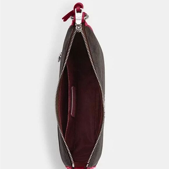 🔥🎁NWT! Coach ELLIE File Signature Crossbody Brown/Violet Msrp:$350.00 - Picture 4 of 5